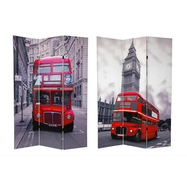 London Gift Bag Set London Eye, Big Ben Gift Wrap & Tissue Paper Red Bus